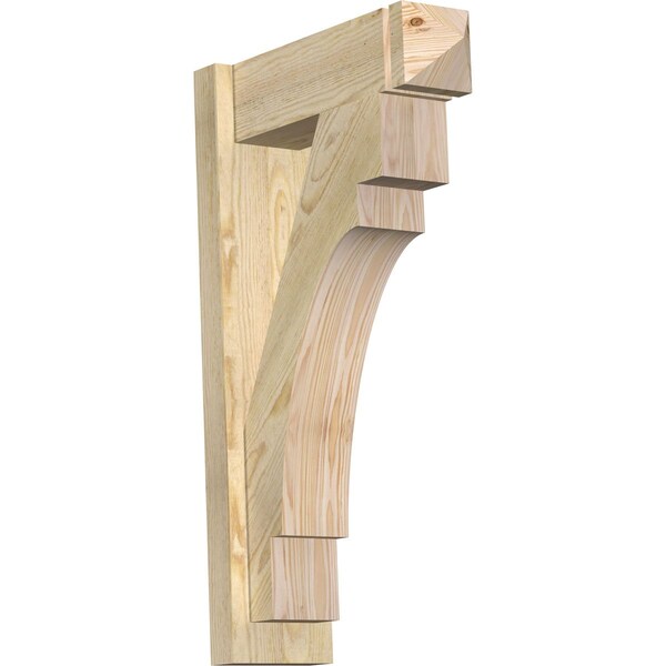 Ekena Millwork Merced Rough Sawn Arts and Crafts Outlooker, Douglas Fir, 6"W x 18"D x 30"H OUT06X18X30MRC03RDF - main